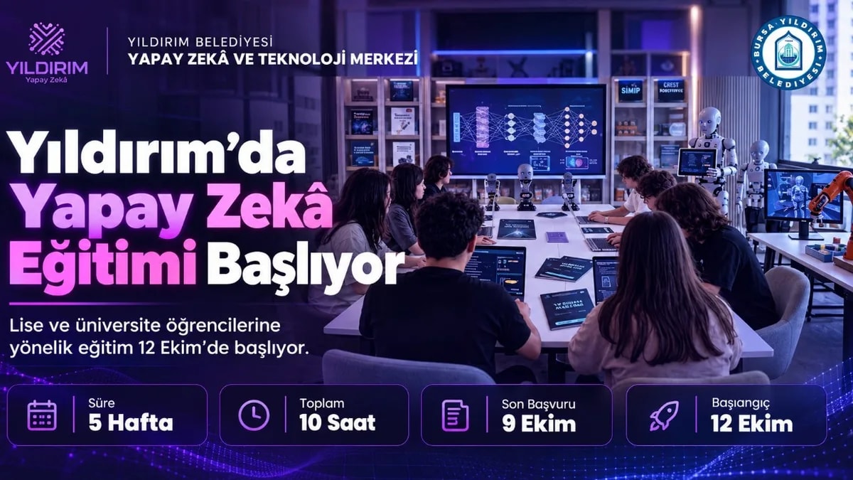 Yıldırım’da yapay zeka eğitimi başlıyor